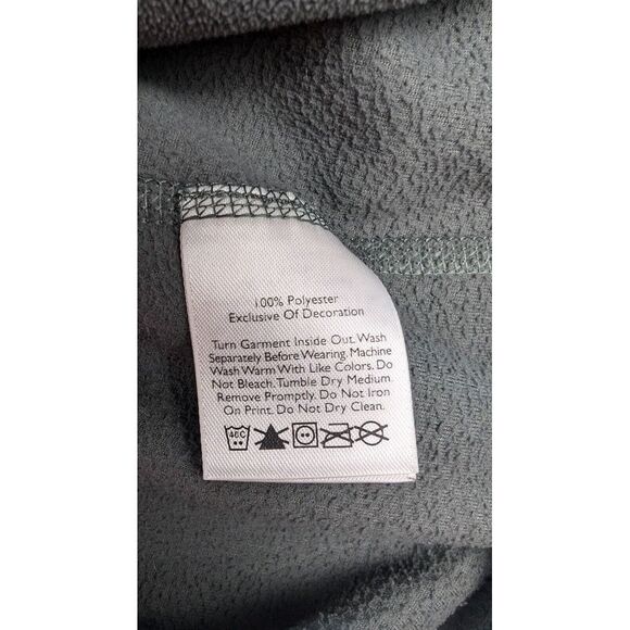 Eddie Bauer First Ascent Mens 1/4 Zip Fleece Pullover sz Tall XL Gray‎ Outdoors - Picture 7 of 13